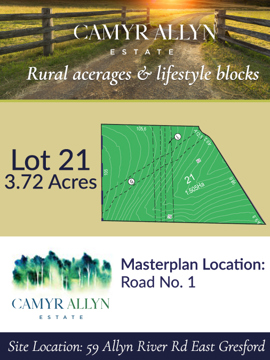 Lot 21 - Camyr Allyn Estate